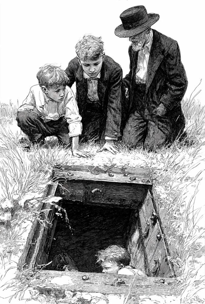 Illustration from the Meteor Men series